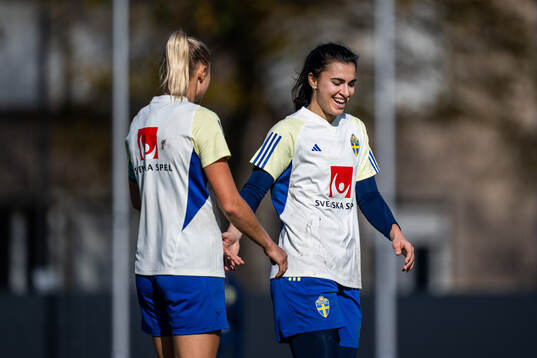 Goalkeeper Zecira Musovic of the Swedish women's national