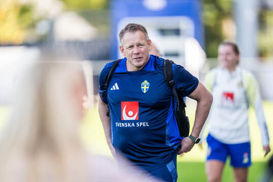 Head of security Stefan Dejemyr of the Swedish women's