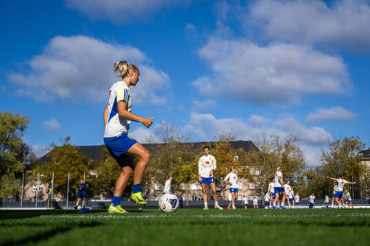 Hanna Bennison of the Swedish women's national football team