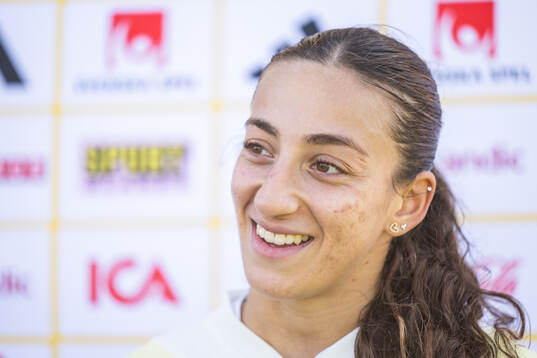Rusul Rosa Kafaji of the Swedish women's national football