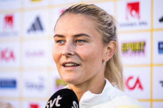 Amanda Nildén of the Swedish women's national football
