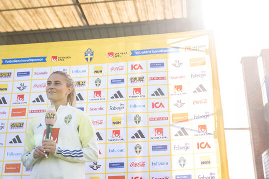 Amanda Nildén of the Swedish women's national football