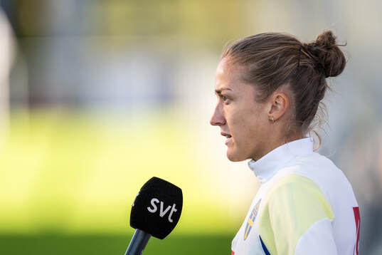 Filippa Angeldahl of the Swedish women's national football
