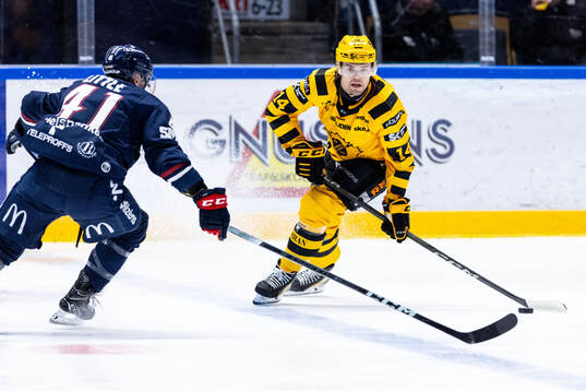 Linköpings Broc Little och Skellefteås Andreas Johnson