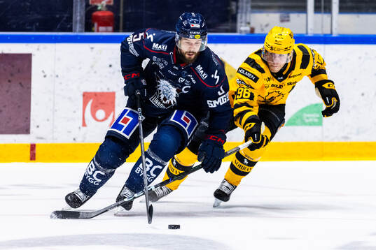 Linköpings Oscar Fantenberg och Skellefteås Rickard Hugg