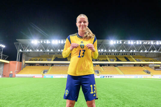 Mollie Josefsson of Sweden celebrates
