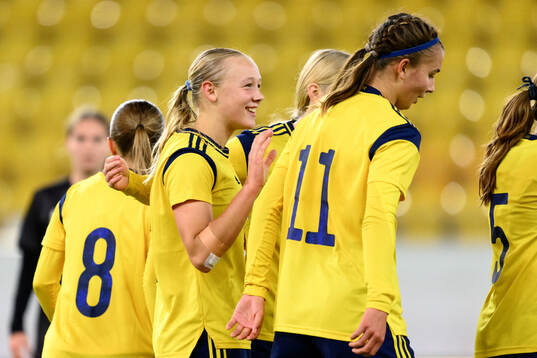 Filippa Andersson Widén of Sweden celebrates