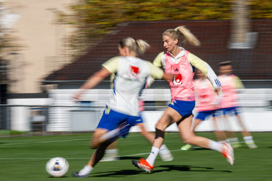 Sofia Jakobsson of the Swedish women's national football