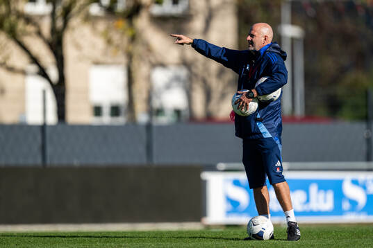 Assistant coach Magnus Wikman of the Swedish women's