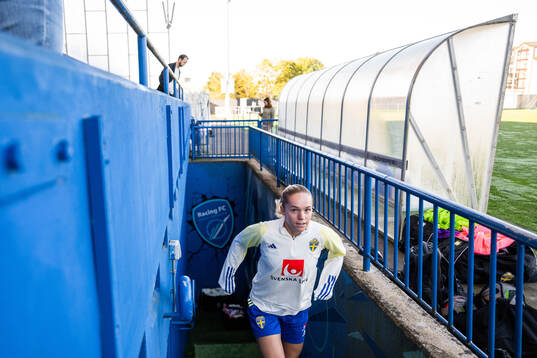 Hanna Lundkvist of the Swedish women's national football