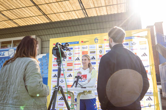 Sofia Jakobsson of the Swedish women's national football