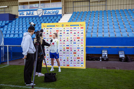 Rebecka Blomqvist of the Swedish women's national football