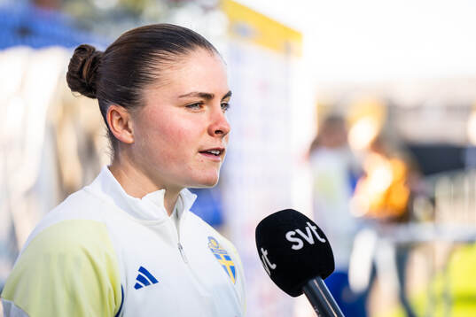 Hanna Wijk of the Swedish women's national football team is