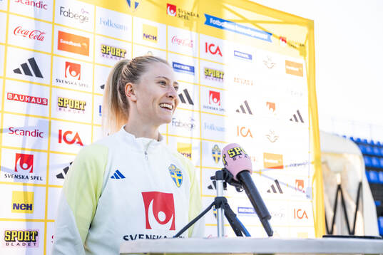 Rebecka Blomqvist of the Swedish women's national football