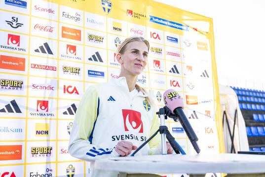 Sofia Jakobsson of the Swedish women's national football