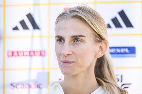 Sofia Jakobsson of the Swedish women's national football