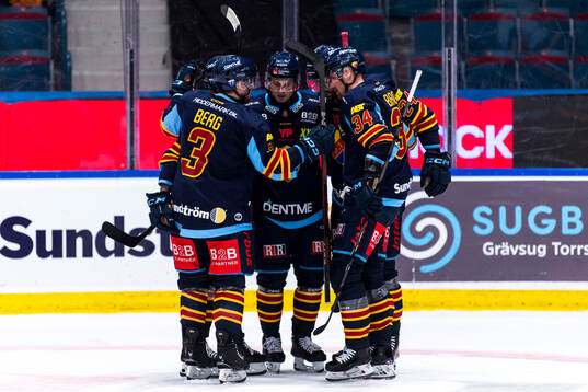 Djurgårdens spelare jublar