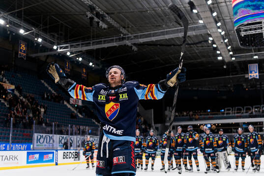 Djurgårdens Daniel Brodin jublar