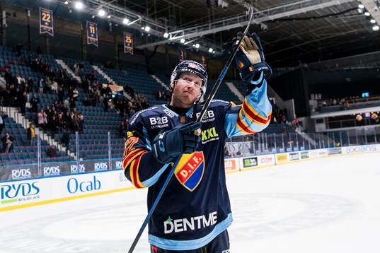 Djurgårdens Colby Sissons jublar