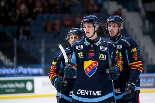 Djurgårdens Hugo Blixt jublar