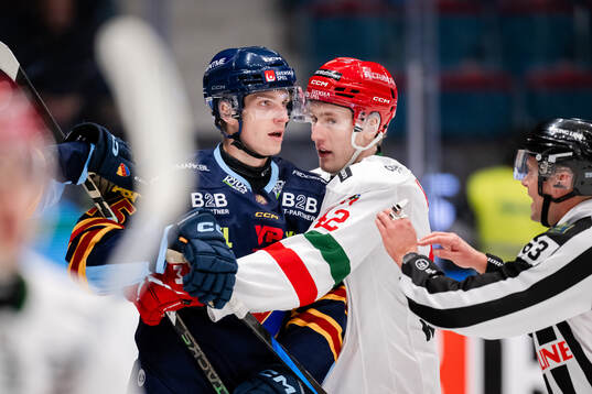 Djurgårdens Hugo Blixt och Moras Kalle Kratz
