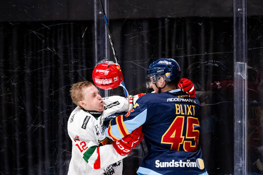 Moras Filip Björkman och Djurgårdens Hugo Blixt