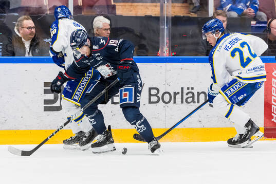 Linköpings Patrick Russell och Leksands Lukas Vejdemo