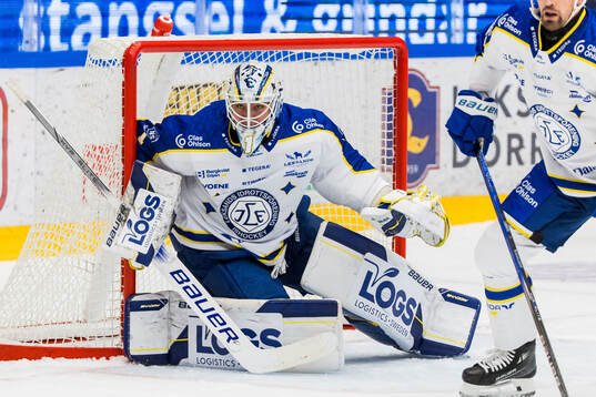 Leksands målvakt Marcus Gidlöf