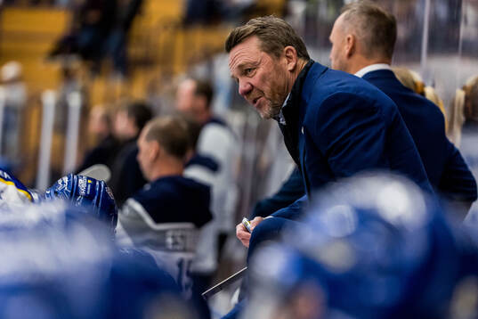Leksands tränare Charles Berglund