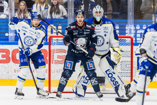 Leksands Patrik Norén och Linköpings Olle Strandell och