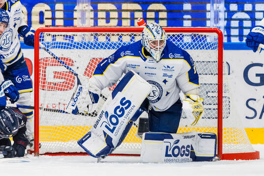 Leksands målvakt Marcus Gidlöf