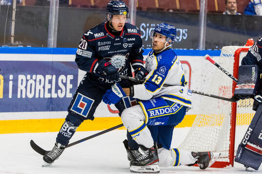 Linköpings Johan Johnsson och Leksands Jon Knuts