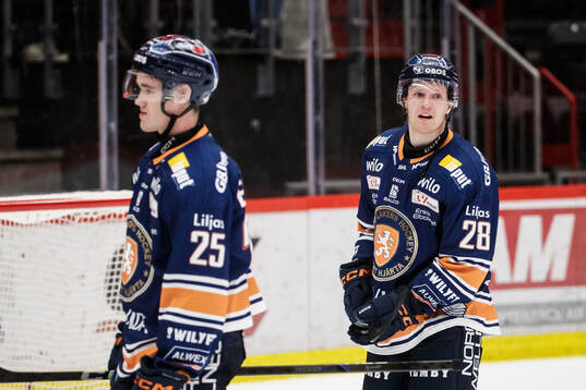 Växjös Filip Eriksson och Hugo Gustafsson deppar