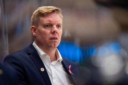 HV71s tränare Anton Blomqvist