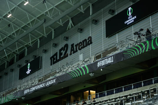 Interior view of Tele2 Arena