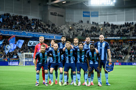 The starting eleven of Djurgården