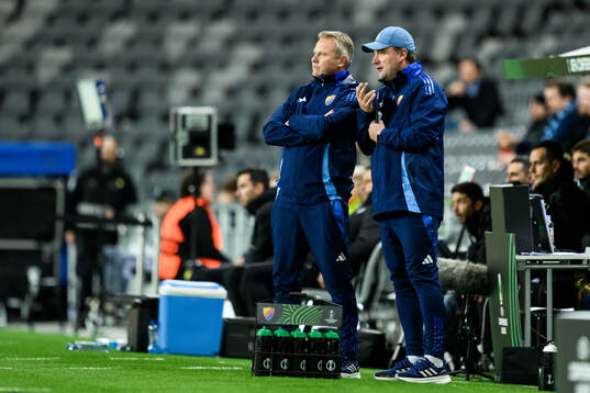 Head coach Roberth Björknesjö and assistant coach Hugo