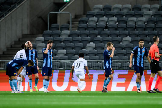 Adam Ståhl, Gustav Wikheim, Jacob Larsson and Deniz Hummet