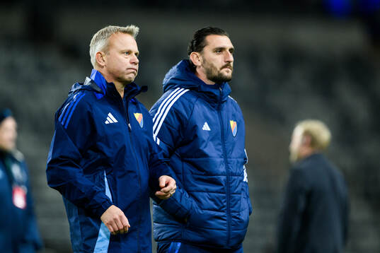 Head coach Roberth Björknesjö and assistant coach Agon