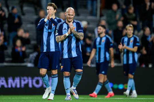 Magnus Eriksson of Djurgården looks dejected