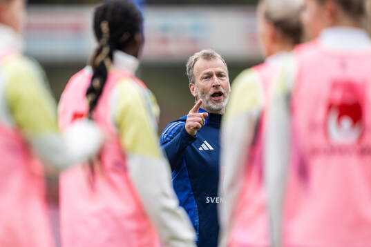 Performance manager Pontus Ekblom of the Swedish women's