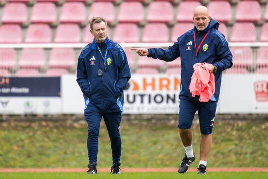 Head coach Peter Gerhardsson and assistant coach Magnus