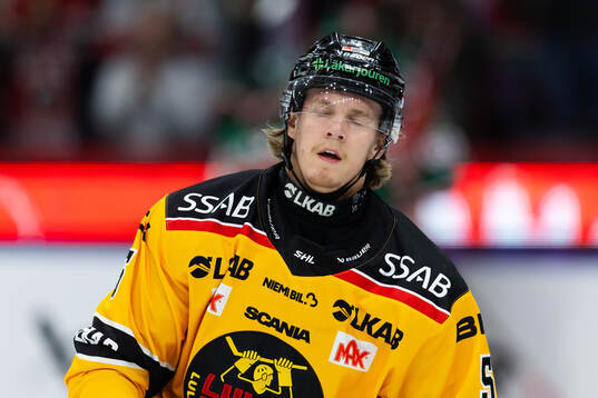Luleås Marcus Hardegård deppar