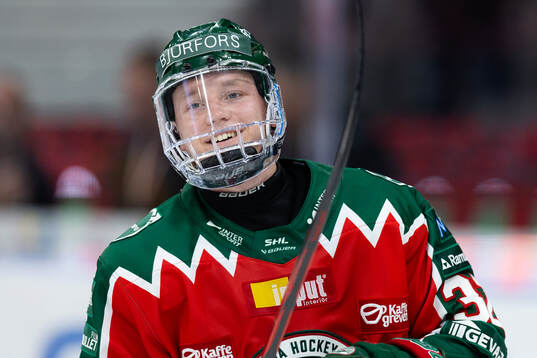 Frölundas Noah Hasa jublar