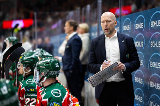 Frölundas assisterande tränare Anders Burström