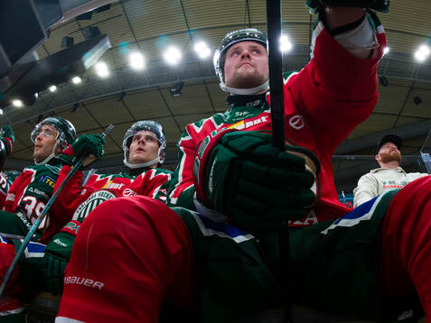 Frölundas Mikael Ruohomaa, Arttu Ruotsalainen och Linus