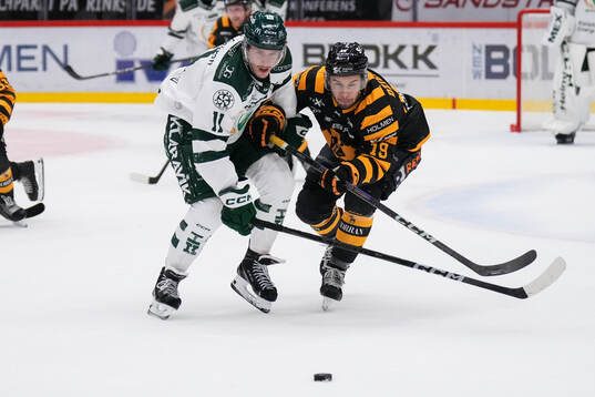 Färjestads Joakim Nygård och Skellefteås Martins