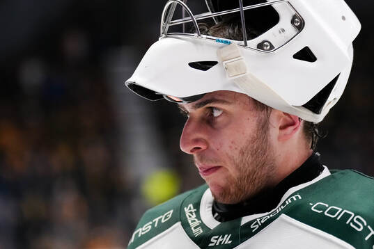 Färjestads målvakt Damian Clara
