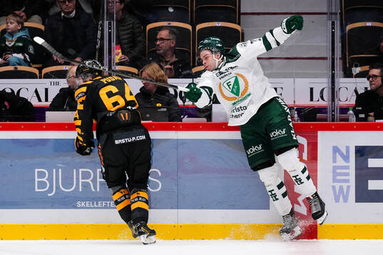 Skellefteås Jonathan Pudas och Färjestads Viktor Lodin