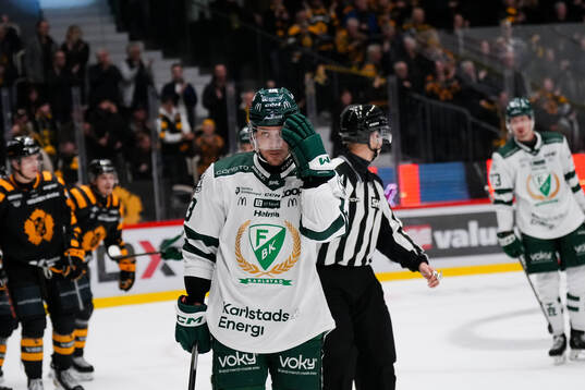 Färjestads Joel Kellman deppar